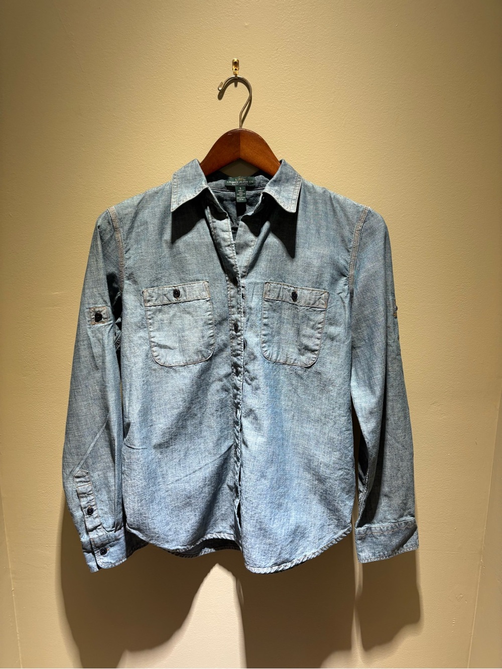 Lauren Jeans Co. Ralph Lauren Chambray Button-Down Shirt